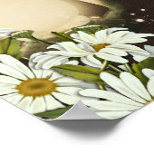 Poster Lanterne Rustique & Marguerites Fleur de Marguerit (Coin)