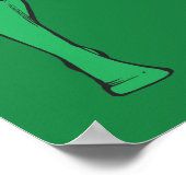 Poster Lanterne verte avec lanterne (Coin)