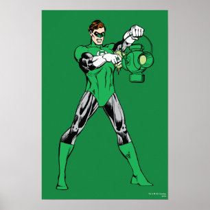 Poster Lanterne verte avec lanterne
