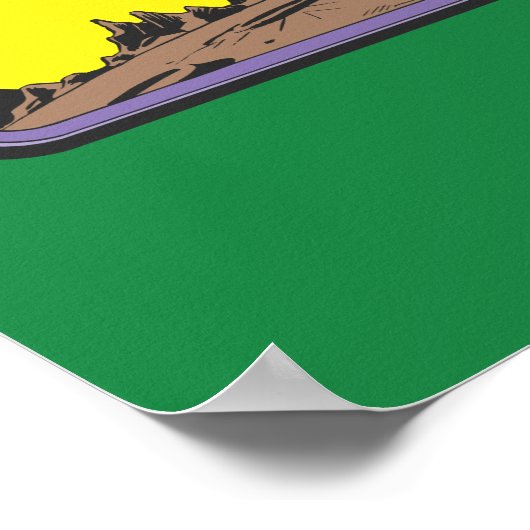 Poster Lanterne verte dans l'espace (Coin)