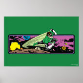 Poster Lanterne verte dans l'espace (Devant)