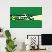 Poster Lanterne verte et logo (Bureau à domicile)