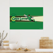 Poster Lanterne verte et logo (Cuisine)
