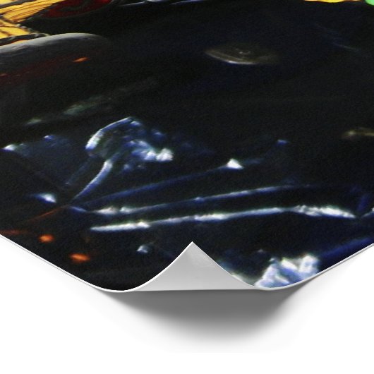 Poster lanternes chinoises en Chine (Coin)