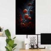 Poster Lanternes dans l'obscurité (Bureau à domicile)