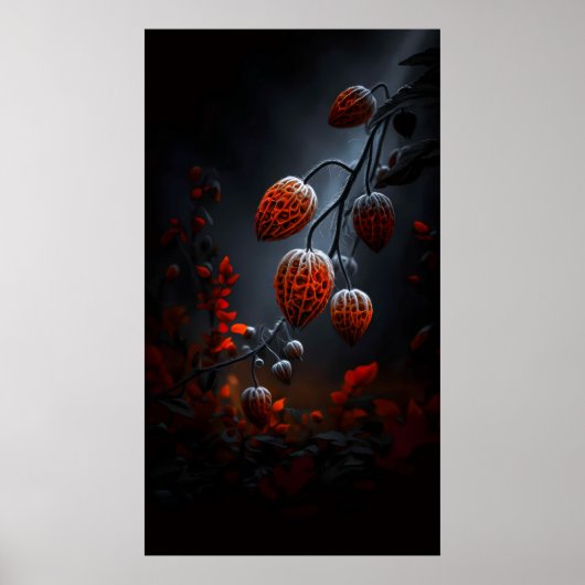Poster Lanternes dans l'obscurité (Devant)