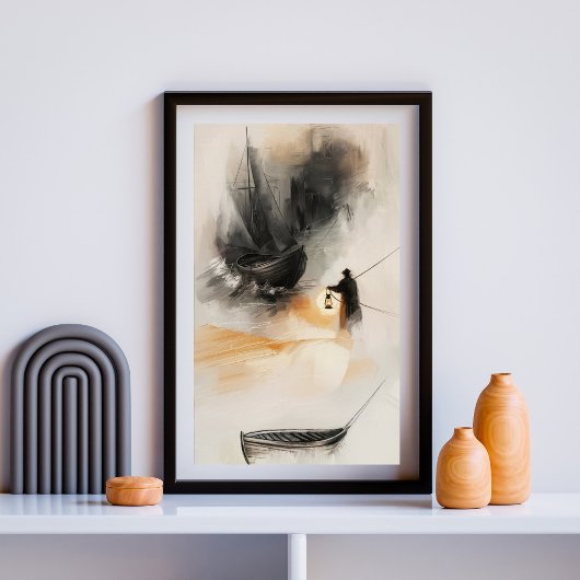 Poster Lanternes de la marée silencieuse