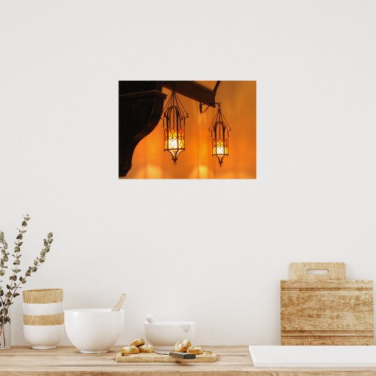 Poster Lanternes en fer (Cuisine)