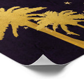 Poster Lanternes Exotic Arabian Nights Baby shower Bienve (Coin)