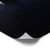 Poster lanternes japonaises la nuit (Coin)
