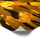 Poster Lanternes pour la fête de Loi Krathong. (Coin)