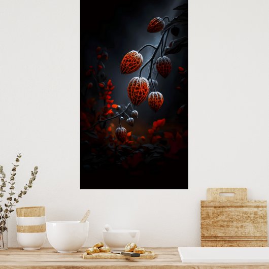 Poster Lanterns in the Gloom (Cuisine)