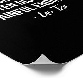 Poster Lao Tzu New Beginnings Quote (Coin)