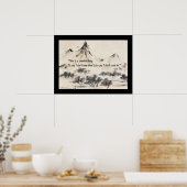 Poster Lao Tzu Time est créé Citation (Cuisine)