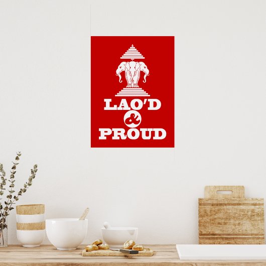POSTER LAO'D & PROUD (Cuisine)