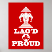 POSTER LAO'D & PROUD (Devant)