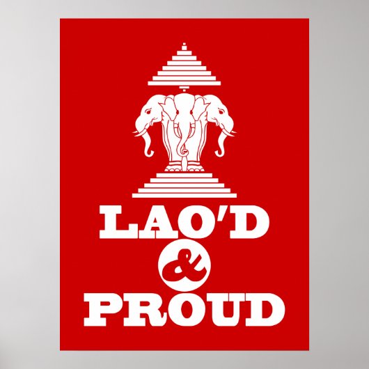 POSTER LAO'D & PROUD (Devant)