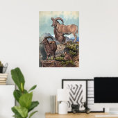 Poster L'Aoudad de Joseph Wolf (Bureau à domicile)