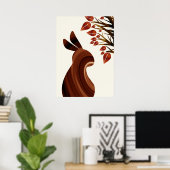 Poster Lapin (Bureau à domicile)