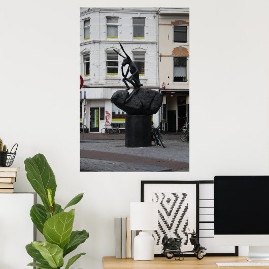 Poster Lapin (Bureau à domicile)