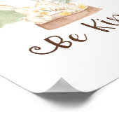 Poster Lapin à l'aquarelle Amis de la forêt boisée Nurser (Coin)