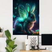 Poster Lapin Alien (Bureau à domicile)