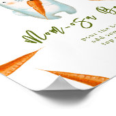 Poster Lapin avec carottes - bar maman-osa (Coin)