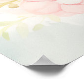 Poster Lapin avec couronne de fleurs (Coin)