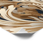 Poster Lapin BOHO Beige (Coin)