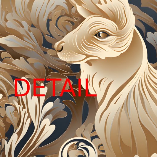 Poster Lapin BOHO Beige