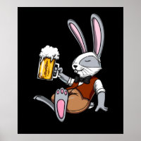 Lapin Boire bière Bunny Funny Party