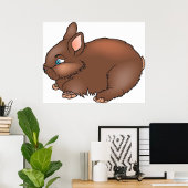 Poster Lapin Brown
