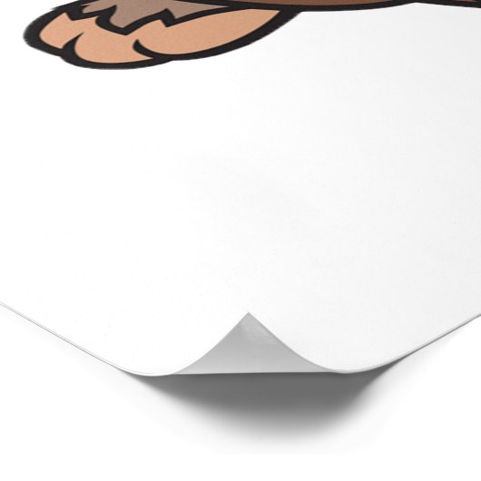 Poster Lapin Brown (Coin)