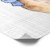 Poster Lapin classique (Coin)