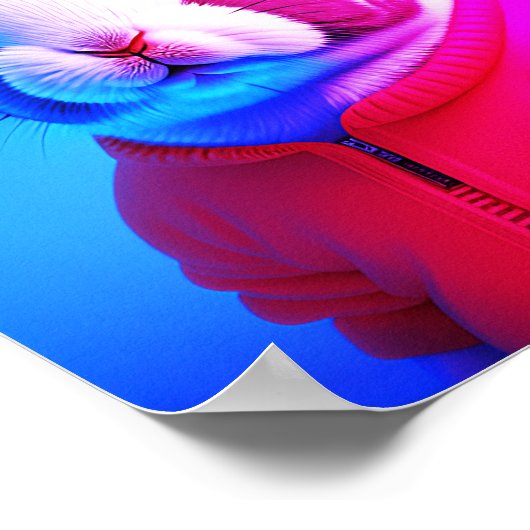 Poster Lapin cool (Coin)