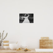 Poster lapin curieux (Cuisine)