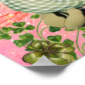 Poster LAPIN DE BÉBÉ Câlin St.Patrick's Day, Floral Rose (Coin)