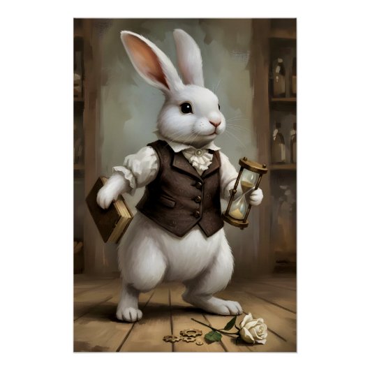 Poster Lapin de conte de fées (Devant)