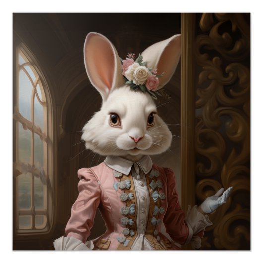 Poster Lapin de Cotillion (Devant)