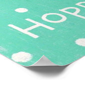 Poster Lapin de dessin animé tenant une carotte, pois (Coin)