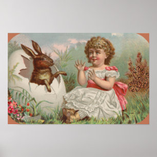 Poster Lapin de Pâques