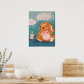 Poster Lapin de Pâques (Cuisine)