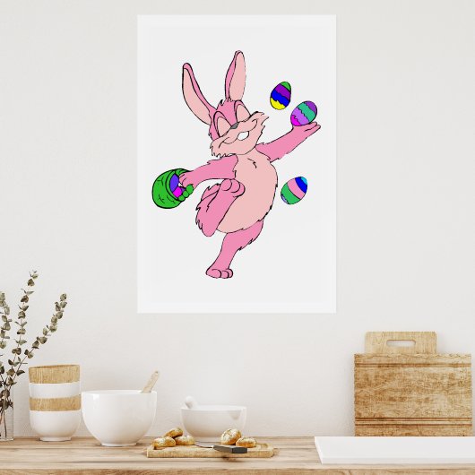 Poster Lapin de Pâques (Cuisine)