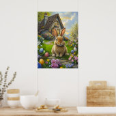 Poster lapin de Pâques (Cuisine)