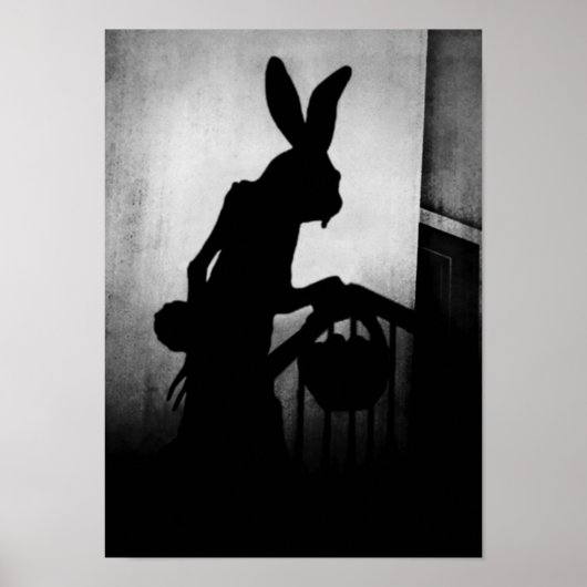 Poster Lapin de Pâques arrive (Devant)