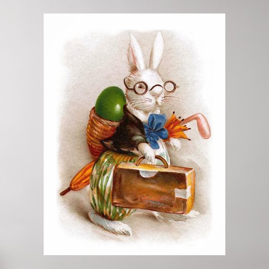 Poster Lapin de Pâques en tournée (Devant)