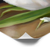 Poster Lapin de Pâques et Lily des Fleurs de Vallée (Coin)