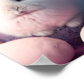 Poster Lapin de Pâques et oeufs (Coin)