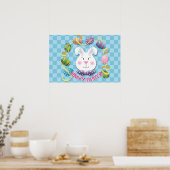 Poster Lapin de Pâques mignon (Cuisine)