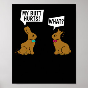 Poster Lapin De Pâques, Mon Beurre ! Quel joli lapin